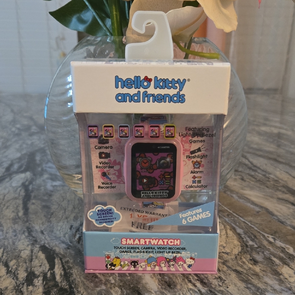 Hello Kitty & Friends Pink and Black Smartwatch